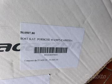 Tubi esclusione catalizzatori porsche 997