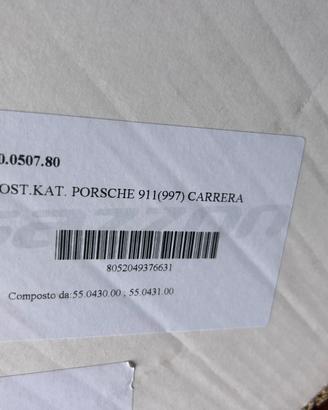 Tubi esclusione catalizzatori porsche 997