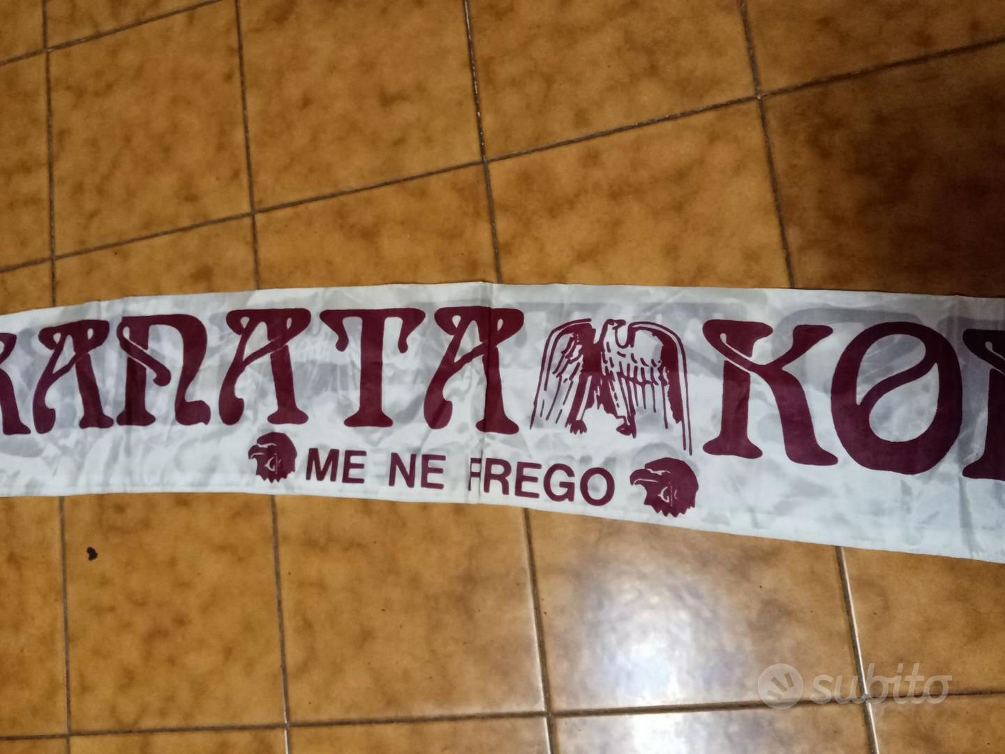 Écharpe / Foulard Vintage Ultras Torino Calcio - Granata (Bordeaux) - Occasion