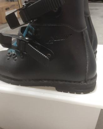 scarponi in pelle per sci telemark n°piede 42