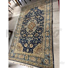 TAPPETO ORIENTALE MOD.KASHAN ROSONE CENTRALE FONDO