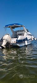 barca Gobbi 23 cabin con fuoribordo e braket