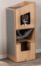 tiragraffi casetta gatto da interno 