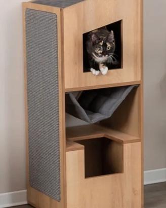 tiragraffi casetta gatto da interno 