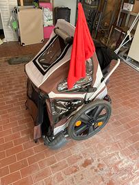 Trasporta bellelli trav box  Carrello 2 bimbi bici