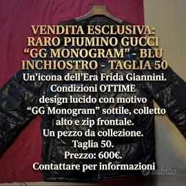 Piumino Gucci “GG Monogram” - Era Frida Giannini