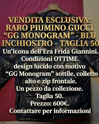 Piumino Gucci “GG Monogram” - Era Frida Giannini
