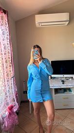 Vestito camicia azzurri  di zara
