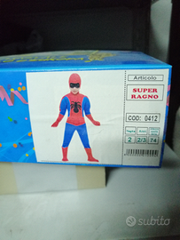 Vestito Spider-Man 2/3 anni