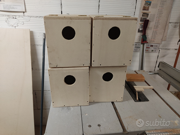 Nido x inseparabili parocchetti kakariki