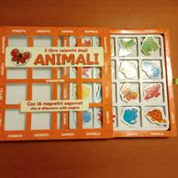 Libro gioco cartonato con calamite 