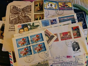 Oltre 250 francobolli della Lituania ancora russa