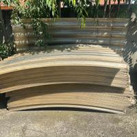 Copertura ondulata in plexiglas