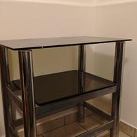 tavolo porta TV in vetro 