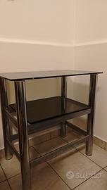 tavolo porta TV in vetro 