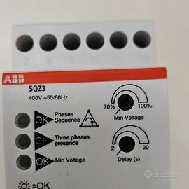 ABB SQZ3 Relè controllo e sequenza fasi 400V MPN 2