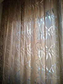 Tenda arricciata color visone