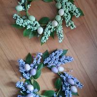 Set 2 ghirlande pasquali 