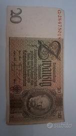 Banconota storica da 20 marchi 