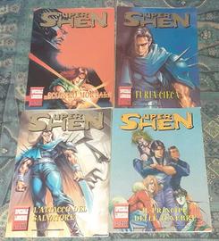 Lotto 4 Fumetti anni 90 Super Shen,vintage comics