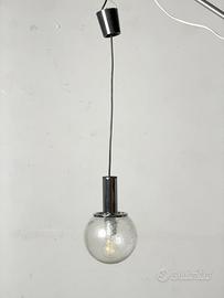 Lampadario Targetti Sankey Globo Pelugoso ‘70