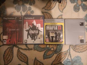 mafia1e2 resident evil4e6 ps2 ps3 ottimecondizioni