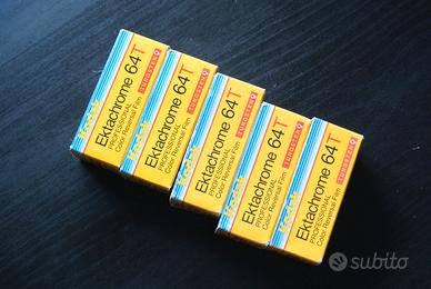 5 pellicole fotografiche Kodak Ektachrome 64T 120