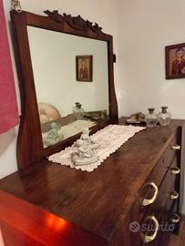 Armadio e como in legno anni 20/30 del 900