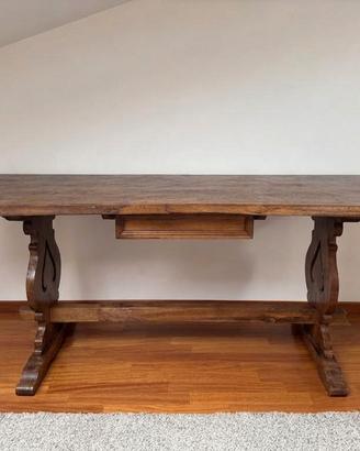 Tavolo Scrivania in Legno Massello