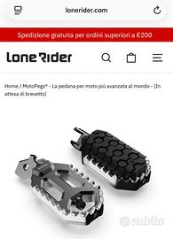 Pedane maggiorate BMW R1250GS