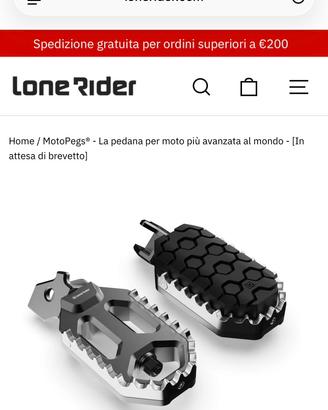 Pedane maggiorate BMW R1250GS
