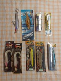 Artificiali pesca spinning di varia grammatura