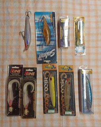 Artificiali pesca spinning di varia grammatura