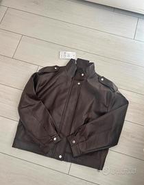 Giubbino donna marrone tg Lxl nuovo