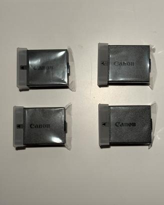 4 batterie originali  Canon LP-E10 Nuove