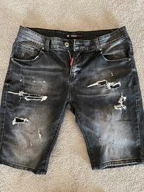 pantaloncini jeans corti dsquared2