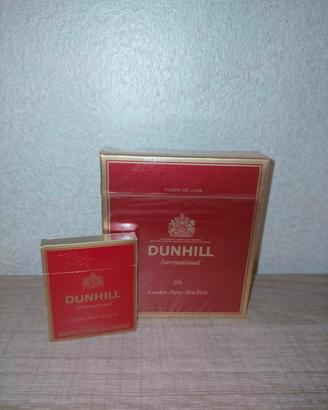 Coppia pacchetti Dunhill anni 80 mai aperti.