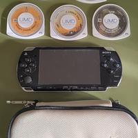 Sony PSP + 5 Giochi (Dante's Inferno/NFS) + Custod