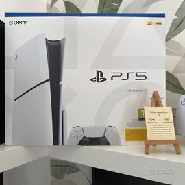 PS5 Console 1TB Slim White Disco Nuova