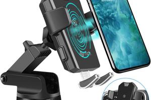 Caricatore Wireless Auto, RICARICA RAPIDA - NUOVO