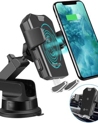 Caricatore Wireless Auto, RICARICA RAPIDA - NUOVO