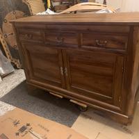 Credenza in noce massello