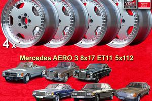 4 pz cerchi Mercedes Aero 3 8x17 ET11 5x112