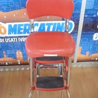 Sgabello Cosco Vintage Americano anni 50