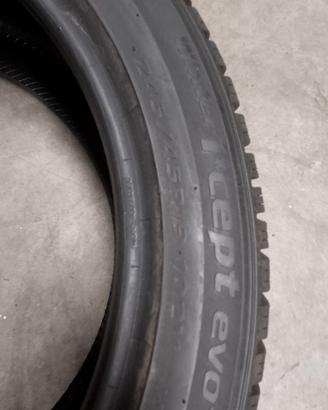 4 gomme nuove invernali Hankook  245/45 R19 102V