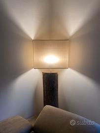 Lampada tronco di quercia