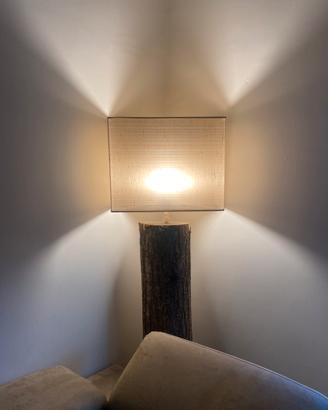 Lampada tronco di quercia