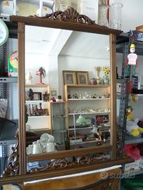 Speccchiera  classico noce cm.103x90x70 anni 60