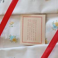 lenzuolo vintage matrimoniale 