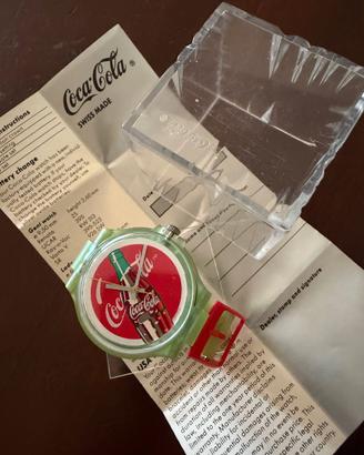 OROLOGIO COCA COLA ANNI 80/90 SWISS MADE